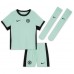 Billiga Chelsea Moises Caicedo #25 Barnkläder Tredje fotbollskläder till baby 2023-24 Kortärmad (+ Korta byxor)